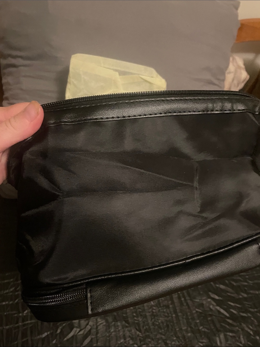 GWP Black Nylon Toiletry Pouch with White CC Logo - Picture 10 of 17